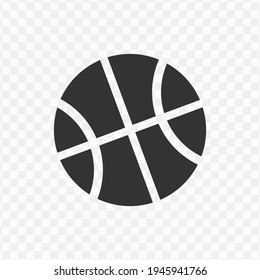 Transparent Basketball Icon Png, Vector Illustration Of An Basketball Icon In Dark Color And Transparent Background(png)