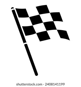 transparente schwarz-weiße Flagge