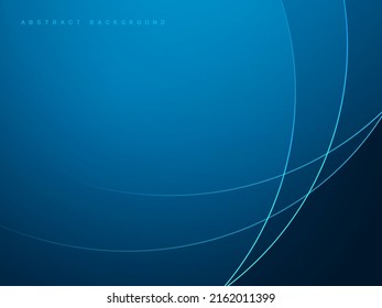 transparent blue abstract background with modern glowing circular lines