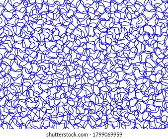 Transparent blue hearts background. Vector Illustration. Use for printing, posters, T-shirts, textile, etc. Follow other heart patterns in my collection.