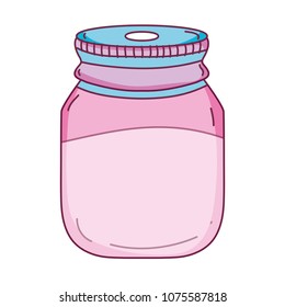 transparent bottle glass object design