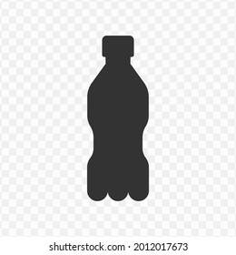 Transparent Bottle Icon Png, Vector Illustration Of An Bottle Icon In Dark Color And Transparent Background(png)