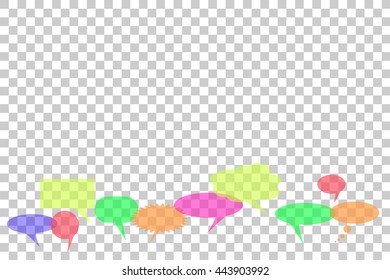 Transparent Bubble Talk 
