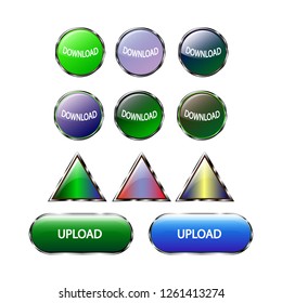 
Transparent buttons for the site