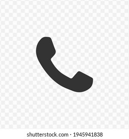 Transparent Call Icon Png, Vector Illustration Of An Call Icon In Dark Color And Transparent Background(png)