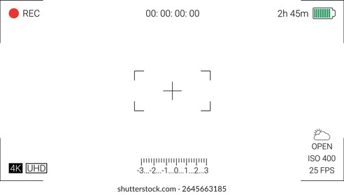 Transparent Camera view Recording Design
