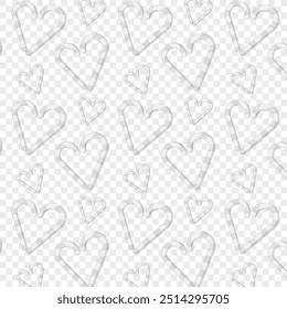 Padrão transparente doce sem costura pattern.Caramel stick, ilustração pirulito no estilo doodle. Natal e Ano Novo conceito. Ilustração vetorial.