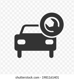 Transparent Car Repair Shop Icon Png, Vector Illustration Of Car Repair Shop In Dark Color And Transparent Background(png).