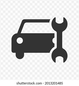 Transparent Car Repair Shop Icon Png, Vector Illustration Of An Car Repair Shop Icon In Dark Color And Transparent Background(png)