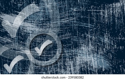 transparent check box and scratched background