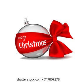 transparent christmas ball with bow isolated on a transparent background holiday christmas toys for the - Christmas Transparent transparent christmas ball with bow isolated on a transparent background holiday christmas toys for the - Christmas Transparent