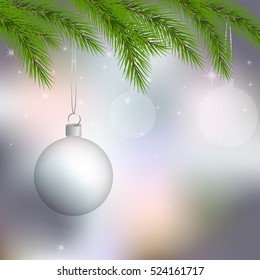 Transparent Christmas balls