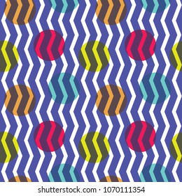 Transparent circles pattern. Rich color series. Minimal graphics