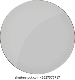 Transparent Circular Glass Panel Isolated on White Background
PNG Glass