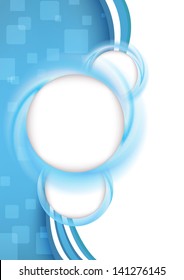 Transparent clear background for advertising. Vector illustration