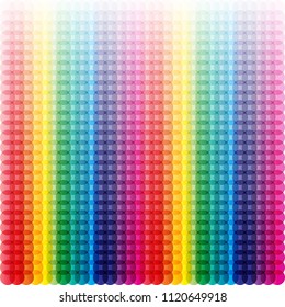Transparent colorful dotted vertical lines background.
