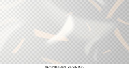 transparent confetti background colorful and beautiful Elegant sparkling light effect, vector illustration
