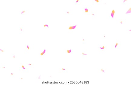 transparent confetti background colorful and beautiful Elegant sparkling light effect, vector illustration