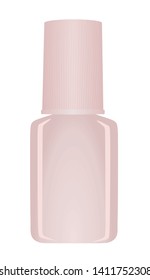 Transparent container bottle. vector illustration
