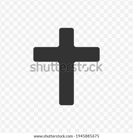 Transparent cross icon png, vector illustration of an cross icon in dark color and transparent background(png)
