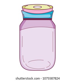 transparent crystal bottle object design