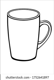 72,268 Mug outline Images, Stock Photos & Vectors | Shutterstock