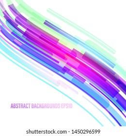 Transparent curved lines on a white scene vector graphics wallpaper backgrounds