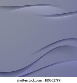 Transparent dark blue smooth satin line background. Vector illustration