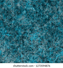 Transparent decorative elements. Blue seamless texture. Underwater effect. Abstract vector background for web page, banners backdrop, fabric, home decor, wrapping