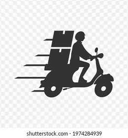 Transparent delivery icon png, vector illustration of an delivery icon in dark color and transparent background(png).