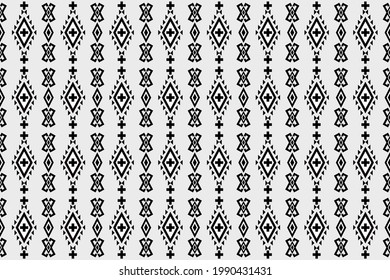 Papel de fondo de la ilustración de chevron con tiras diagonales transparentes zigzag geométrico. Textura vectorial étnica tribal. Estilo azteca. bordado popular. El fondo blanco tiene un patrón alternado negro. 