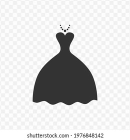 Transparent Dress Icon Png Vector Illustration Stock Vector (Royalty ...