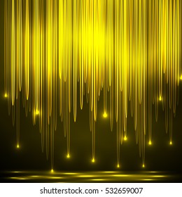 transparent drops. Vector graphics. Shining abstract background. Strips of different lengths