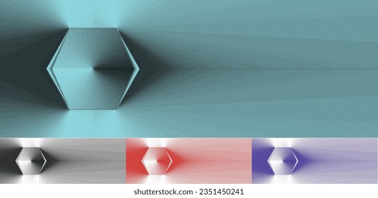 Un fondo transparente editable de color gris, una disposición en blanco y negro de banner rectangular con punto de pantalla de medio tono, Esta opción ofrece espacio para texto o imágenes.