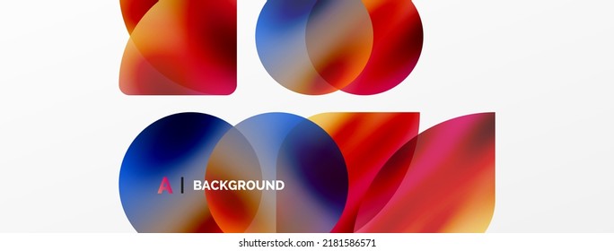 Transparente Effekte, geometrischer abstrakter Hintergrund. Minimalistische Bildschirmhintergründe, Banner, Hintergrund oder Landung