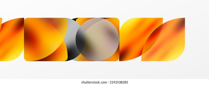 Transparent effects geometric abstract background. Minimalist wallpaper, banner, background or landing