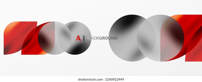 Transparent effects geometric abstract background. Minimalist wallpaper, banner, background or landing