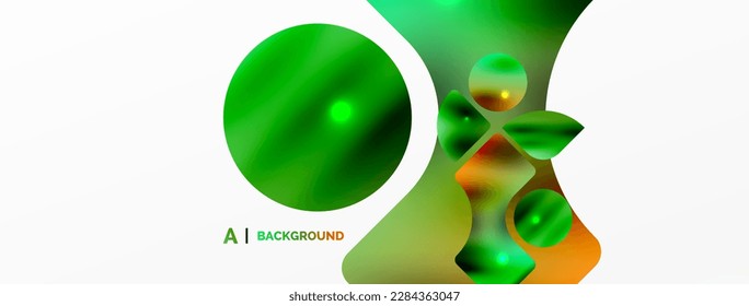 Transparent effects geometric abstract background. Minimalist wallpaper, banner, background or landing