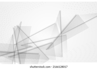 Transparent Elements Creative Vector Gray Background. Dynamic Pattern. Light Modern Shapes Cover. Trendy Poster.