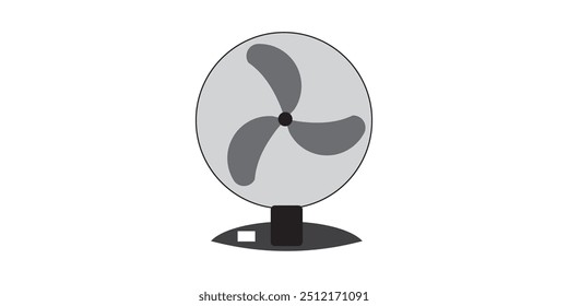 Ícone de ventilador transparente png, ilustração vetorial de um ícone de ventilador