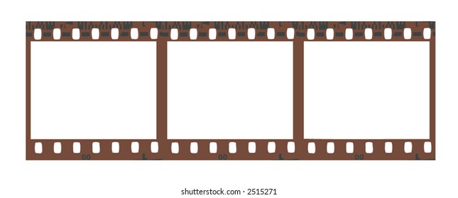 transparent film strip ,can be used on any images you like