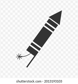 Transparent firework icon png, vector illustration of an firework icon in dark color and transparent background(png)