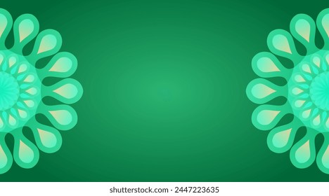 transparent flower abstract background, vector design