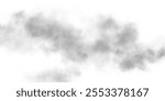 Transparent fog or smoke, PNG white smog cloud effect, isolated transparent special effect. Vector illustration, fog, vapour, magic haze.	