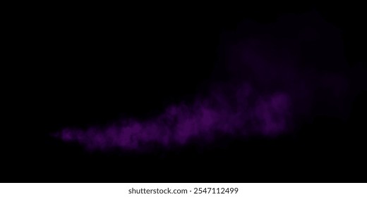 Transparent fog or smoke, PNG white smog cloud effect, isolated transparent special effect. Vector illustration, fog, vapour, magic haze.