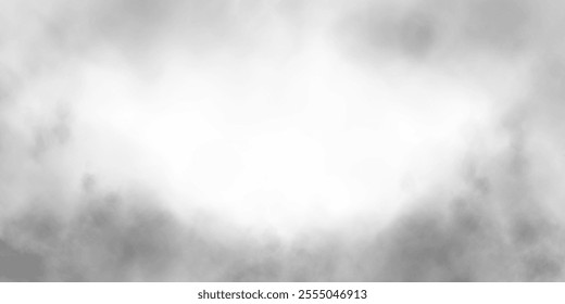 Transparent fog or smoke, PNG white smog cloud effect, isolated transparent special effect. Vector illustration, fog, vapour, magic haze.	