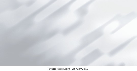 Superposición de sombra de follaje transparente con luz moteada en la pared de hormigón. Textura mínima del Vector para el fondo de la naturaleza, la escena de la maqueta, el diseño del producto, el efecto tropical del estudio o el estilo abstracto realista.