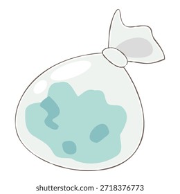 The Transparent Garbage Bag Illustration