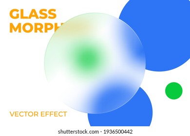 effect Сolored circle morphism