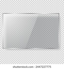 Transparente Glasspiegel-Illustrations-Vektorgrafik